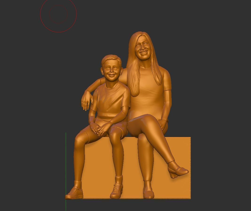 Miniatures family combo pack 3D print model_4