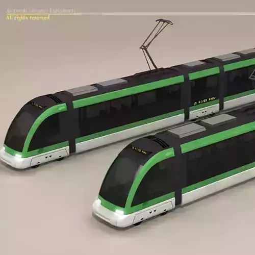 Tramway metro train