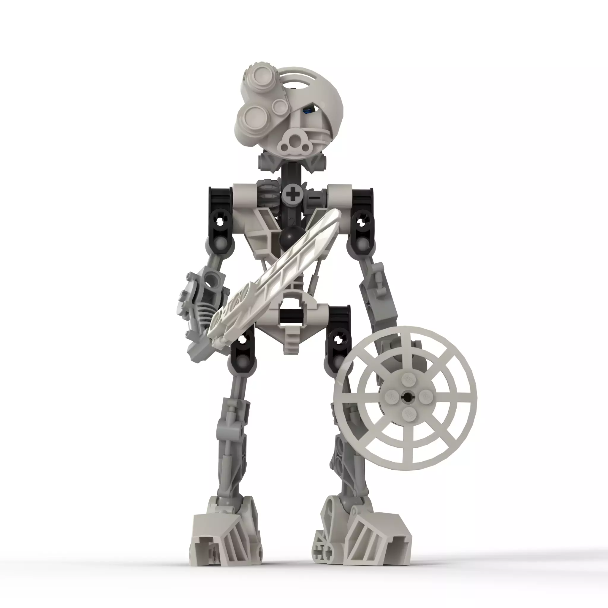 Kopaka - LEGO Bionicle Low-poly 3D model_0