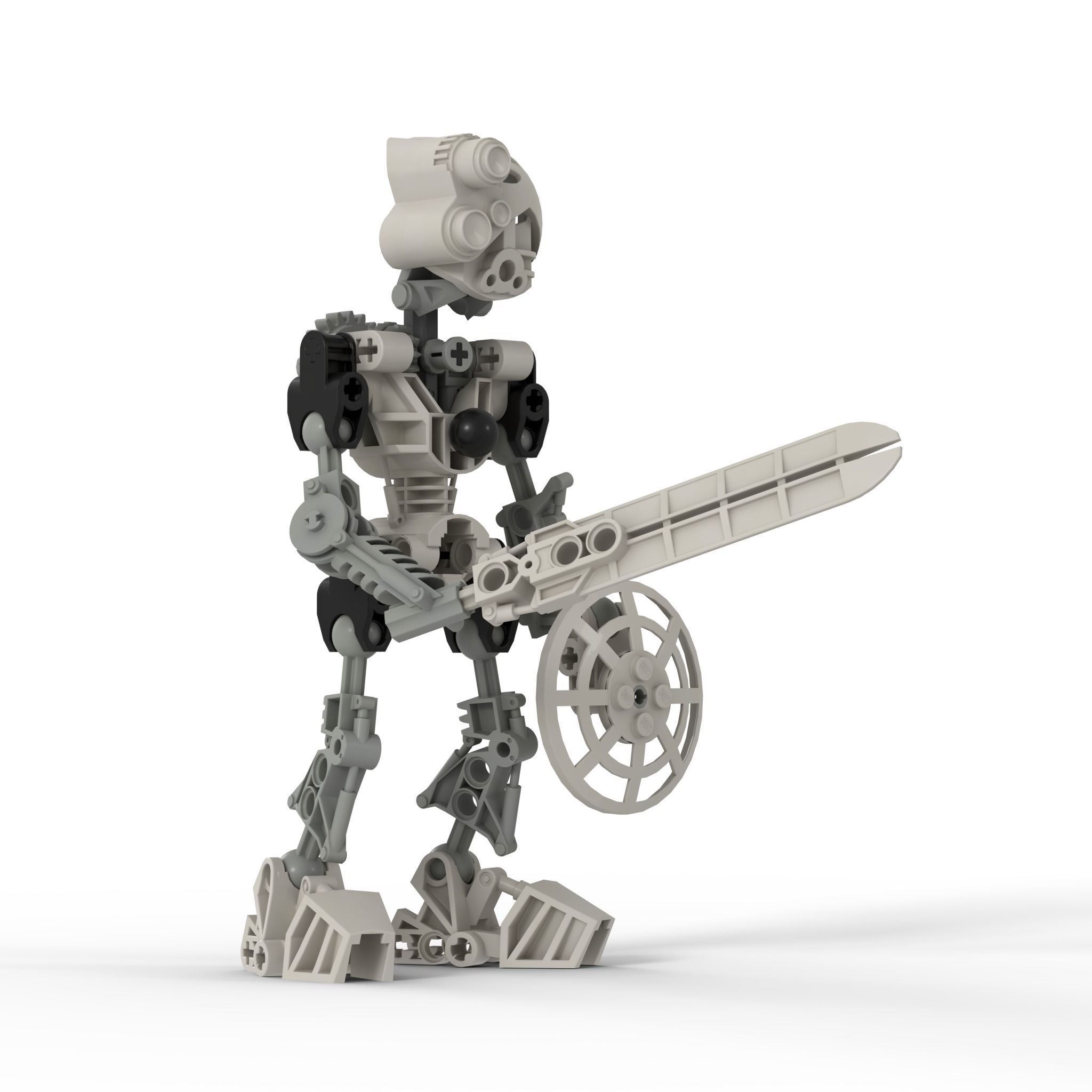 Kopaka - LEGO Bionicle Low-poly 3D model_7