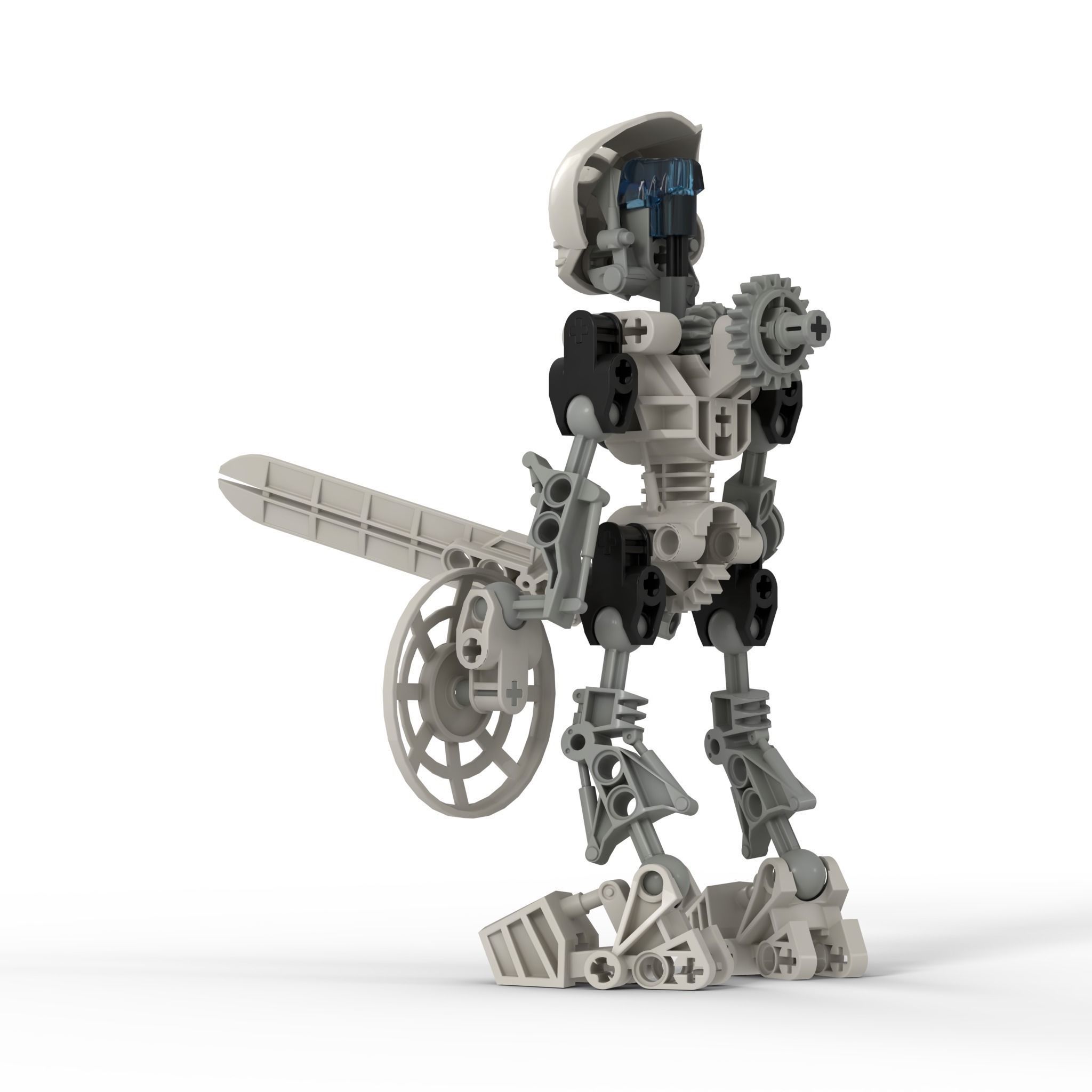 Kopaka - LEGO Bionicle Low-poly 3D model_3