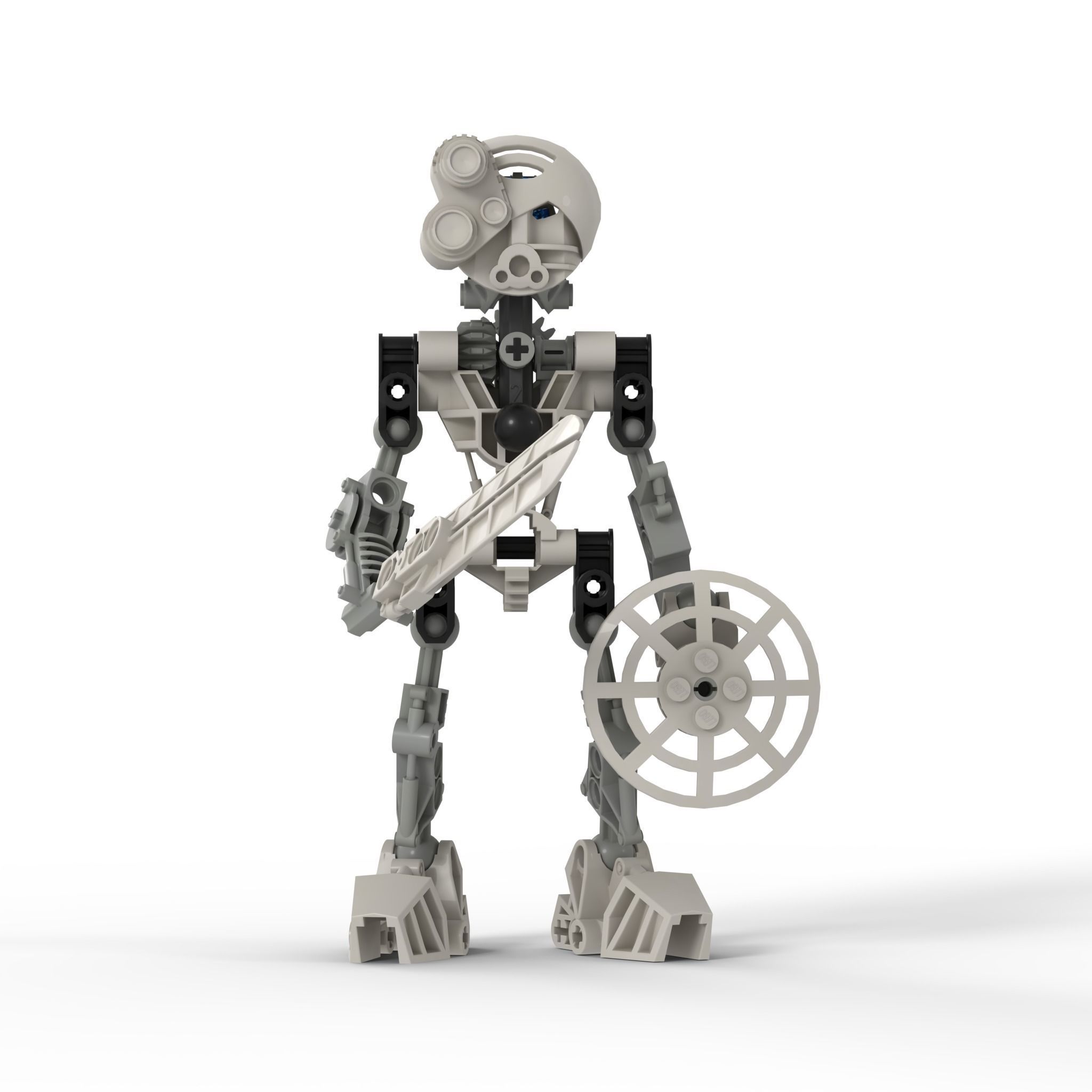 Kopaka - LEGO Bionicle Low-poly 3D model_8