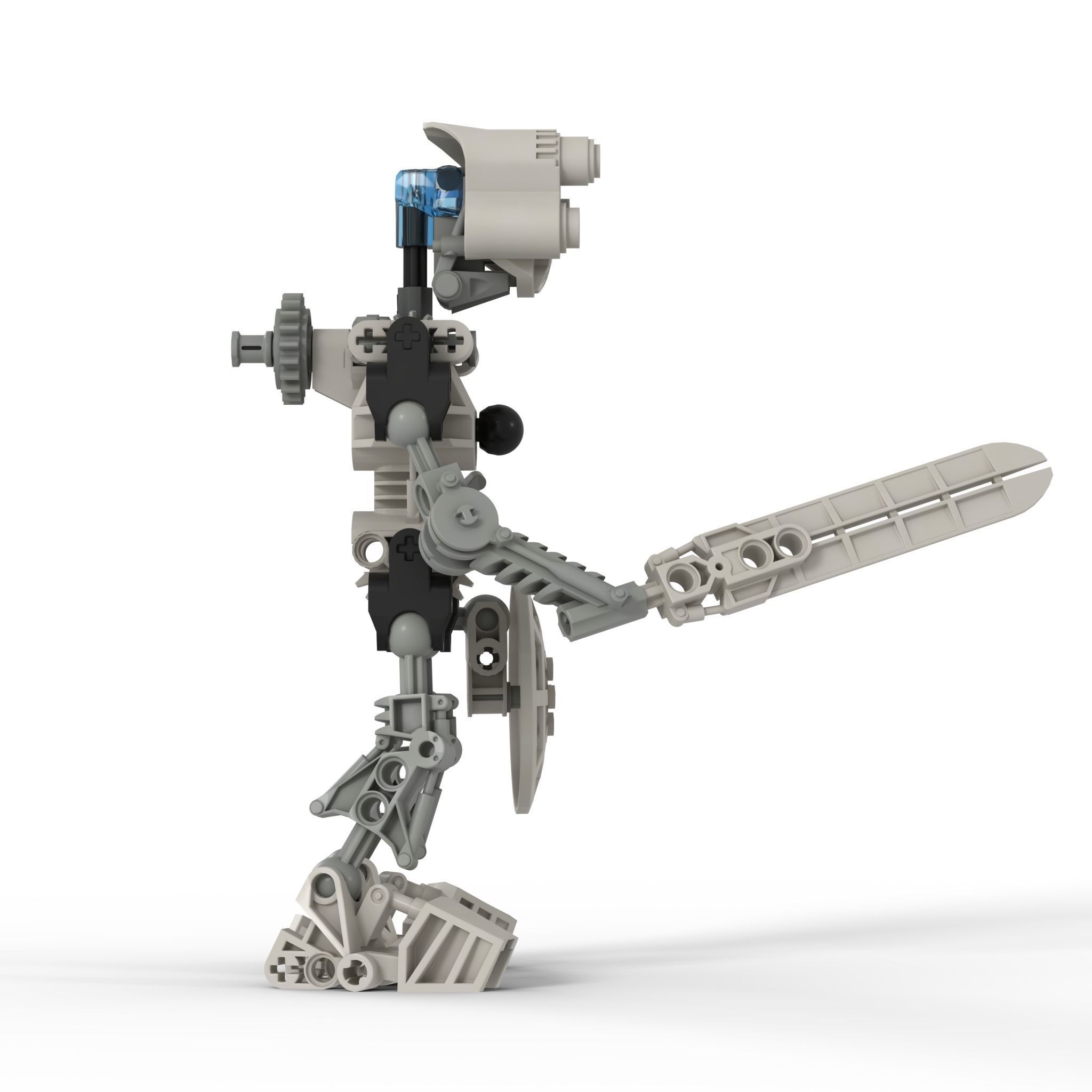 Kopaka - LEGO Bionicle Low-poly 3D model_6