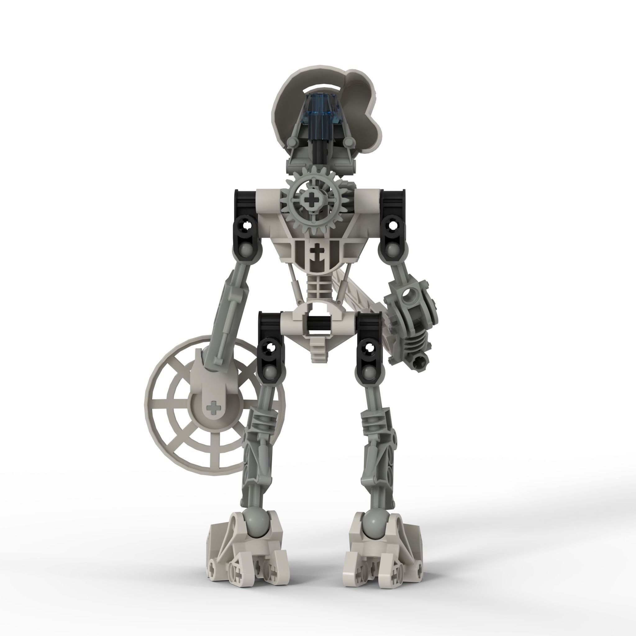 Kopaka - LEGO Bionicle Low-poly 3D model_4