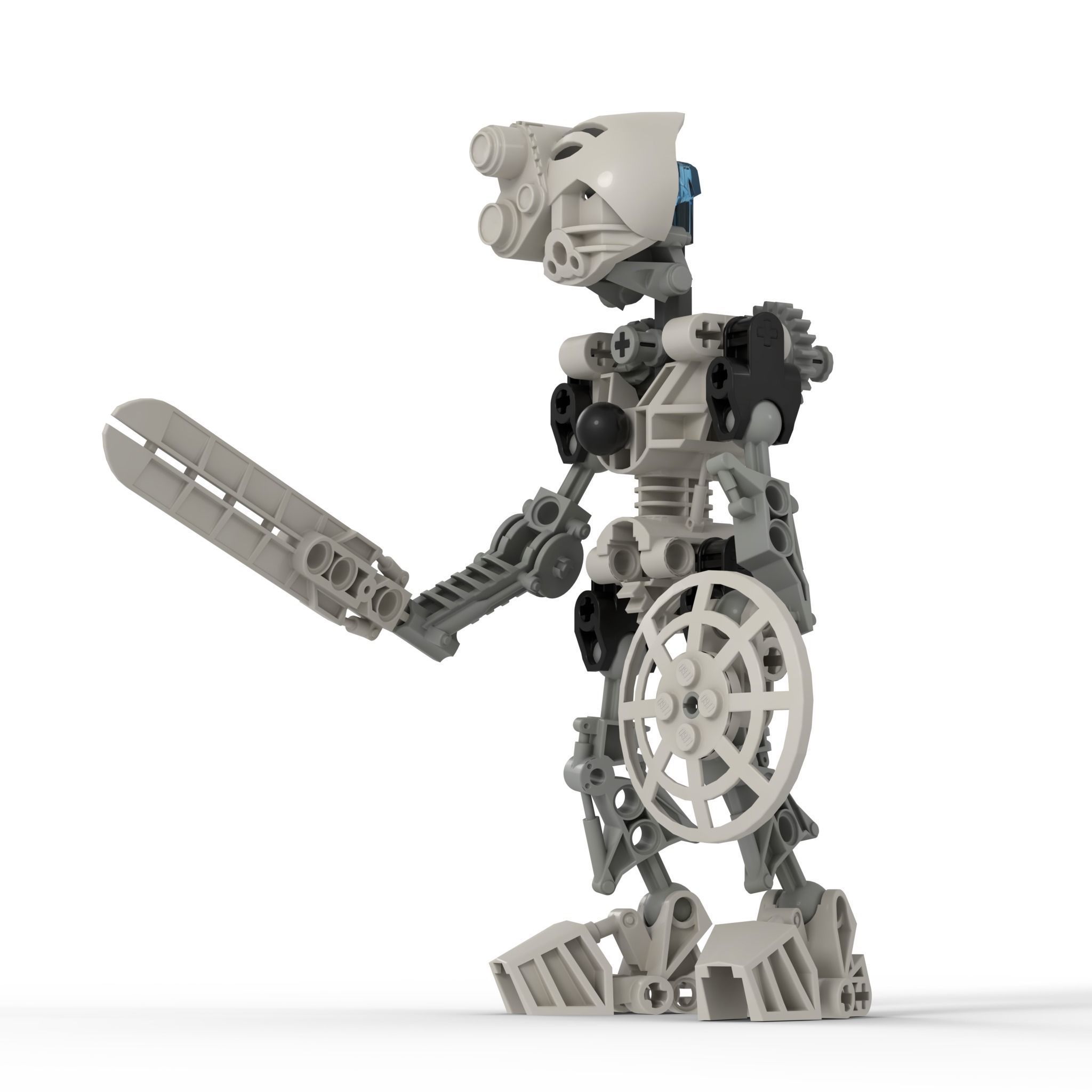 Kopaka - LEGO Bionicle Low-poly 3D model_1