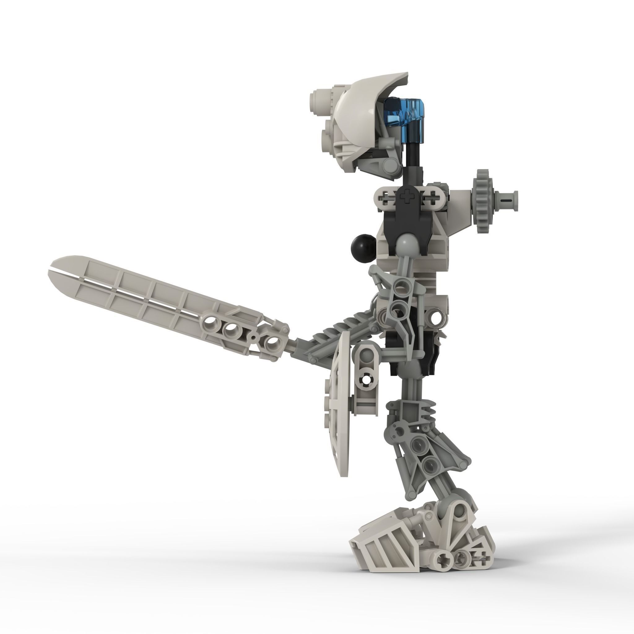 Kopaka - LEGO Bionicle Low-poly 3D model_2