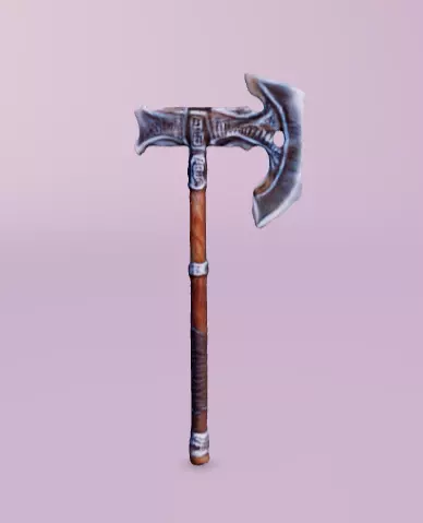 High resolution battleaxe 3D model_0