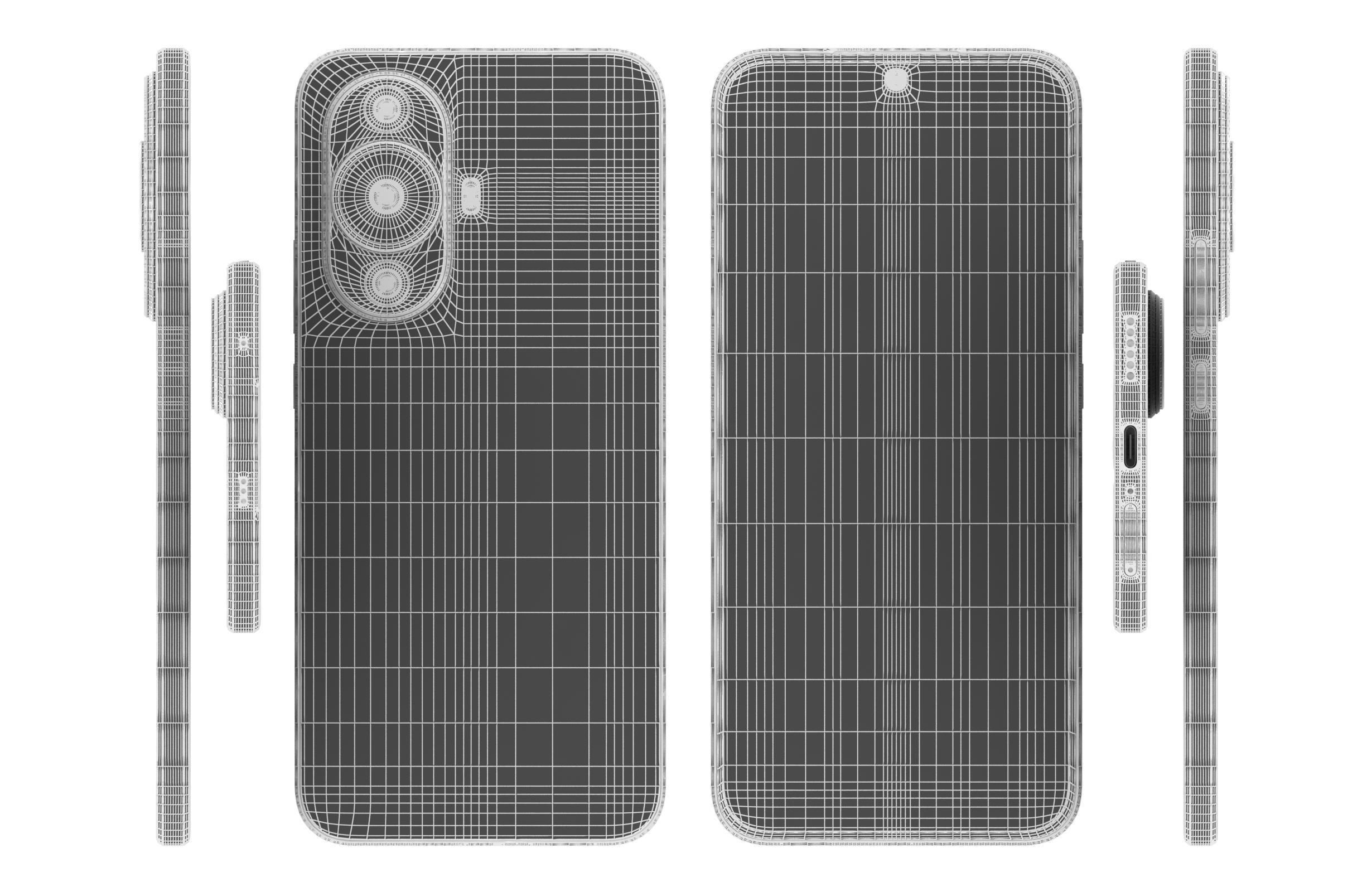 Huawei Nova 12 Lite All Colors 3D model_31