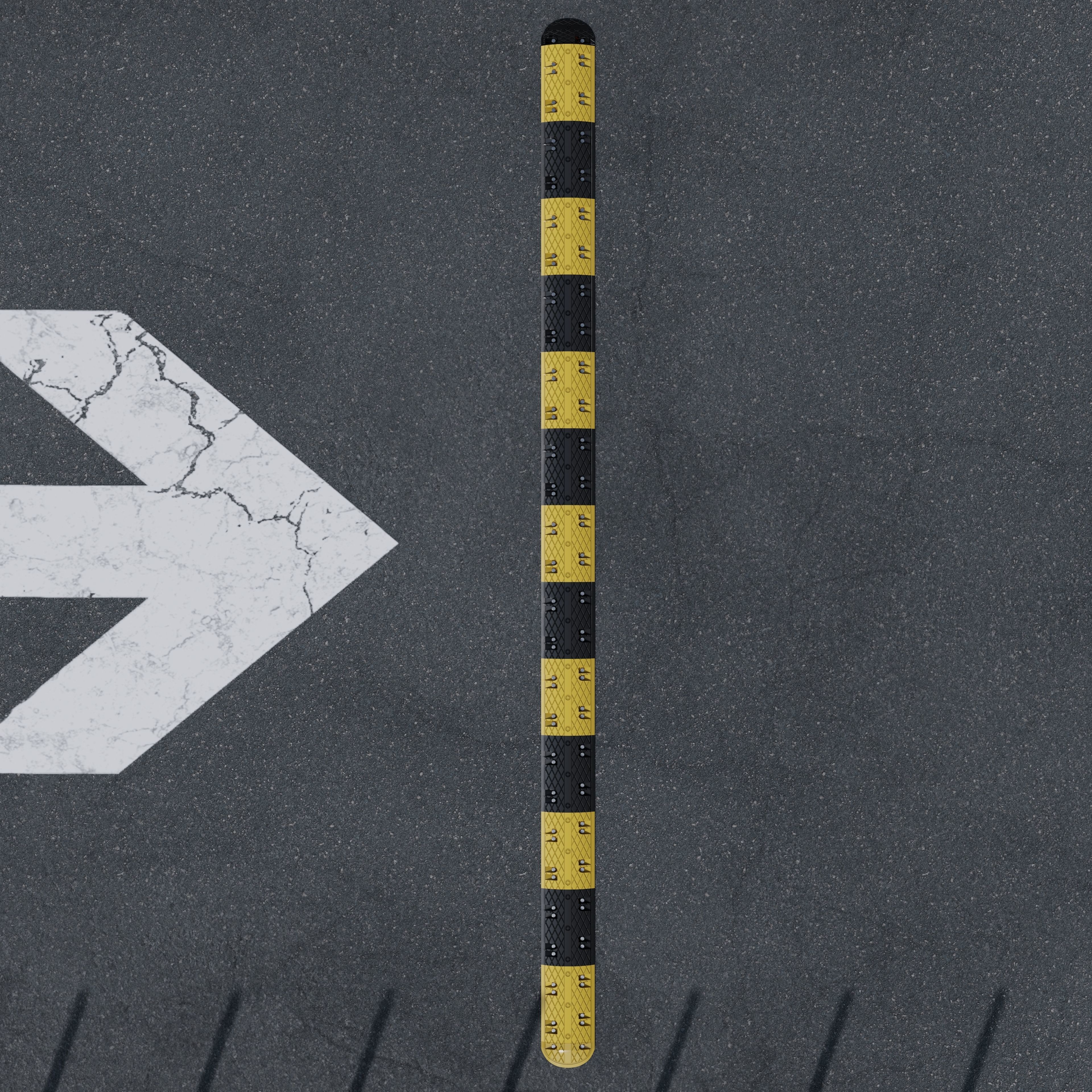 Low Poly Modular Speed Bumps Low-poly 3D model_3