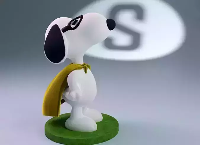 Snoopy Masked Marvel 3D print model