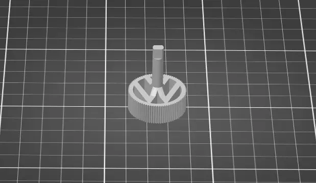 VW Golf MK2 Temperature VW Free 3D print model