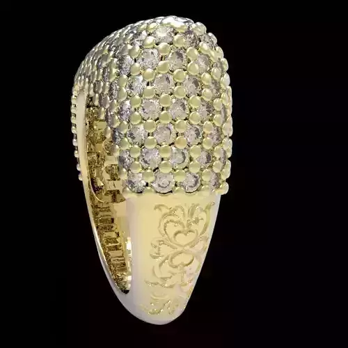 2 engraving pave ring 210x1  5mm