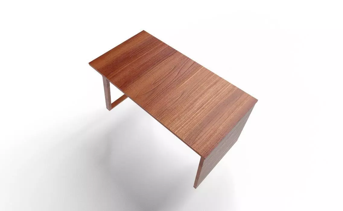 Office Table 1 Low-poly 3D model_11