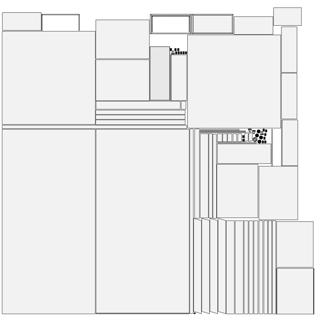 Office Table 1 Low-poly 3D model_8