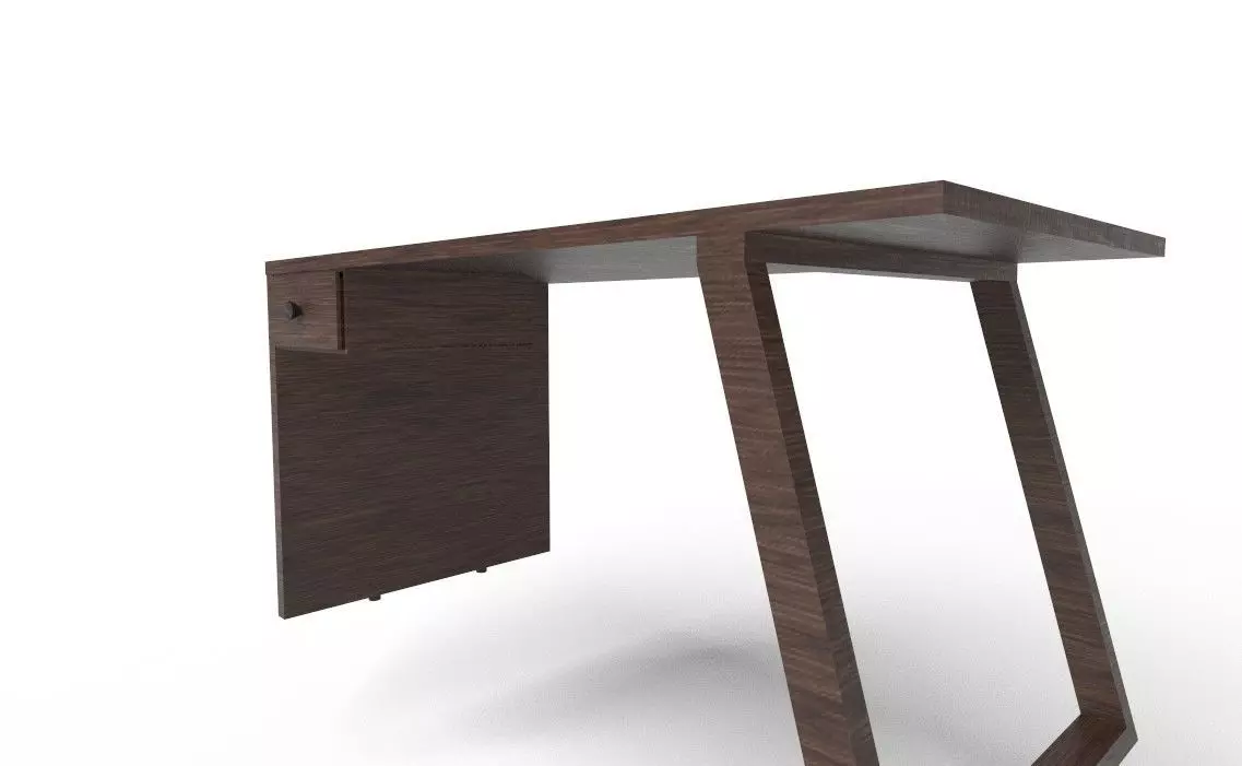 Office Table 1 Low-poly 3D model_16