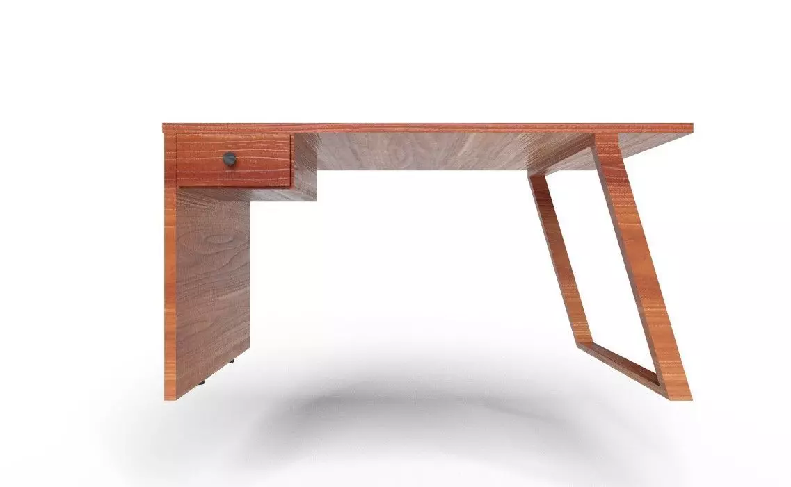 Office Table 1 Low-poly 3D model_13