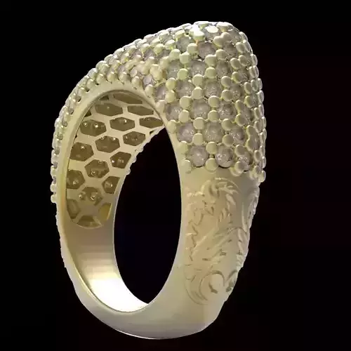 3 engraving pave ring 210x1   5mm gems