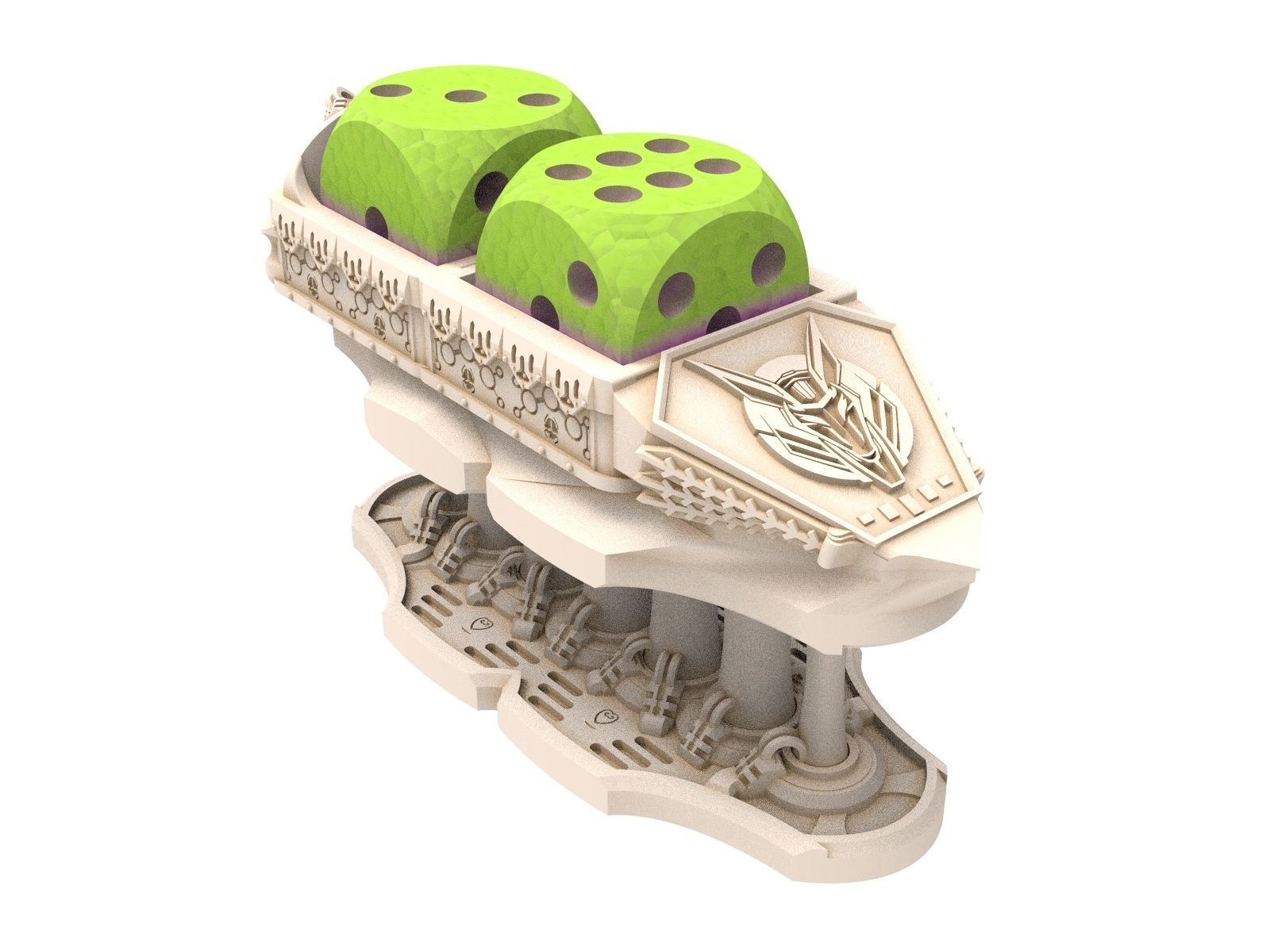 Anubis Akhet Thout Assault Battle Drone modular miniatures  3D print model_17