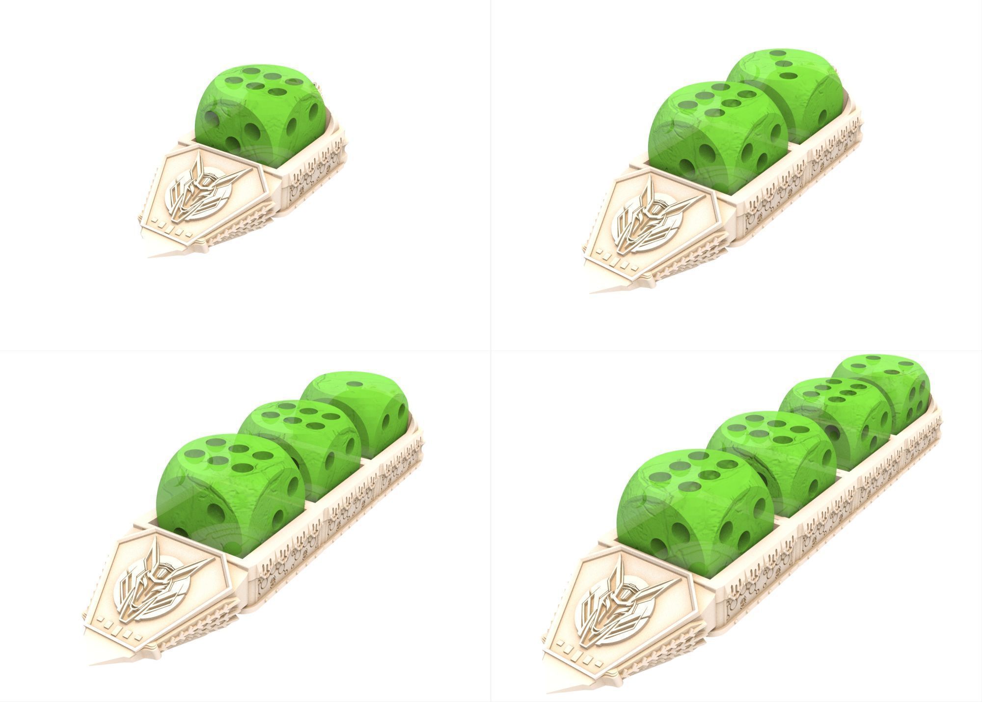 Anubis Akhet Thout Assault Battle Drone modular miniatures  3D print model_6