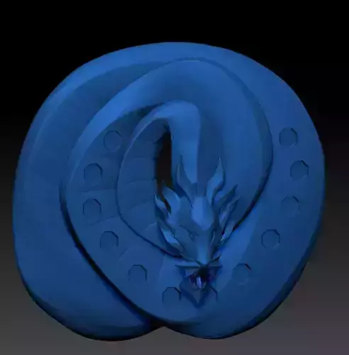 STATUE OF SHENDU IN PIECES FOR TALISMANS 3D print model