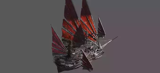 Great Khan Interceptor ship 3D