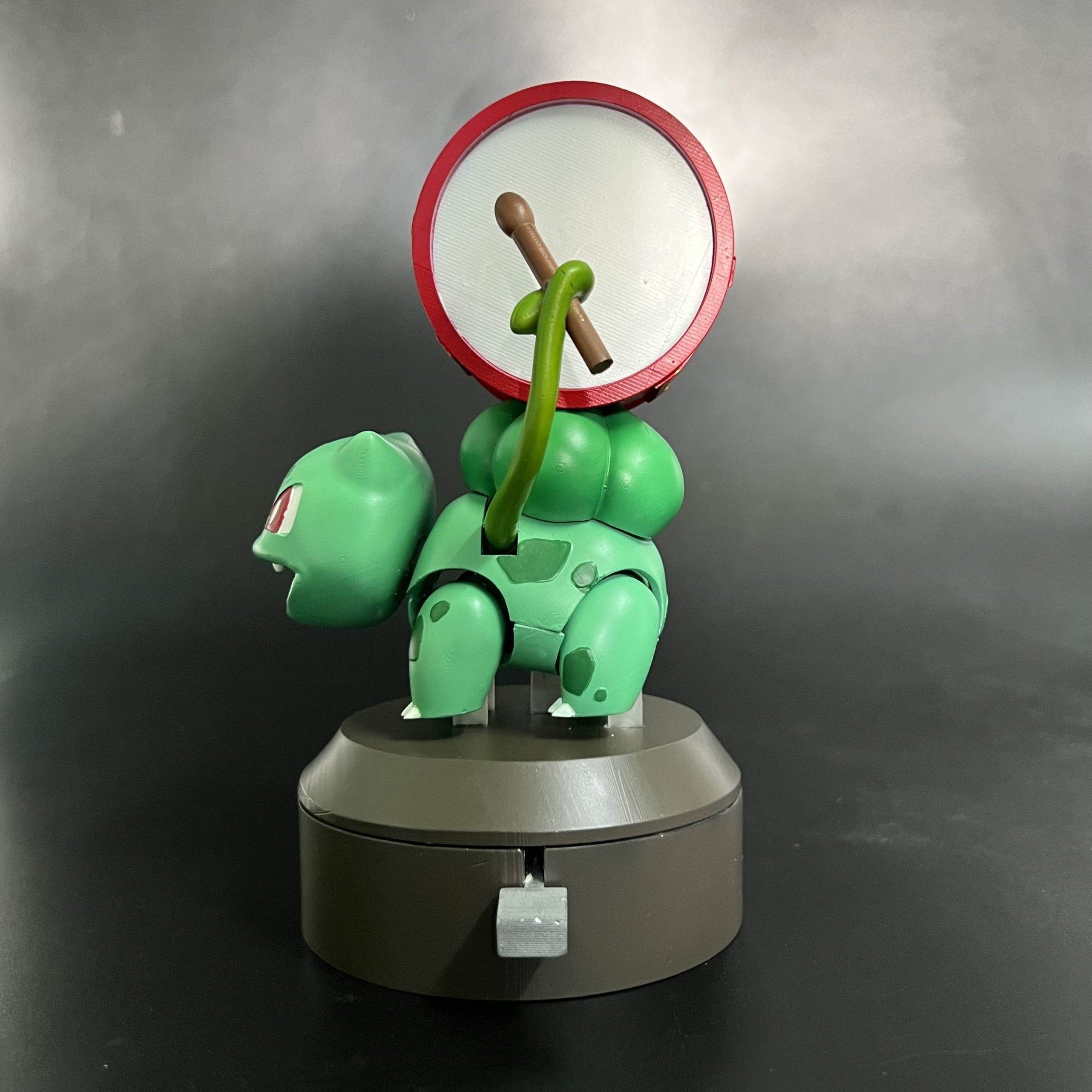 POKEMON BULBASAUR DRUM AUTOMATA - ARTICULATED FLEXI 3D print model_5