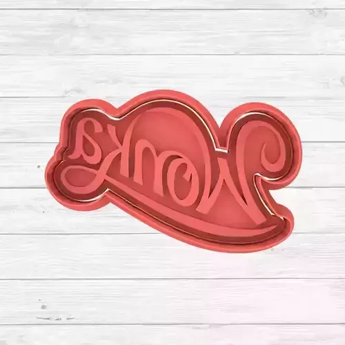Willy Wonka Cookie Cutter STL 3D print model