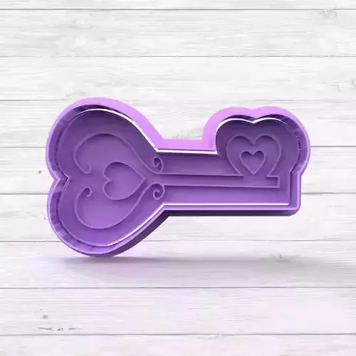 Key Alice in Wonderland Cookie Cutter STL