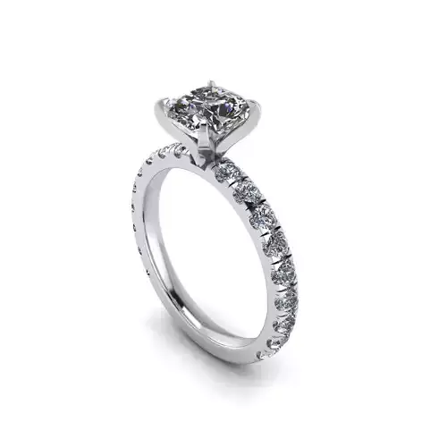 Solitaire Diamond Women Wedding R117