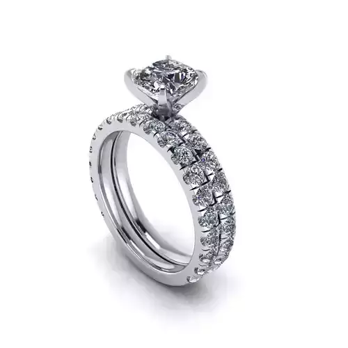 Matching Diamond Women Ring R56