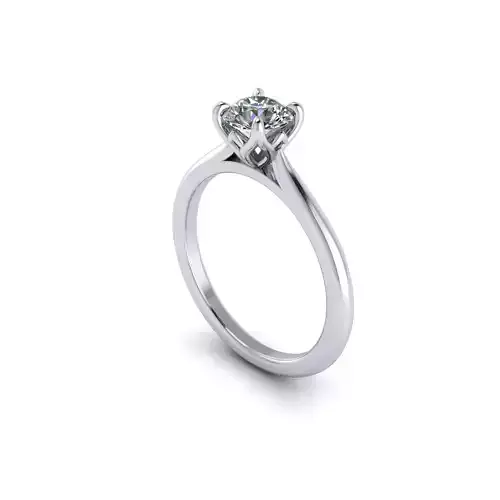 Solitaire Diamond Wedding Ring R57