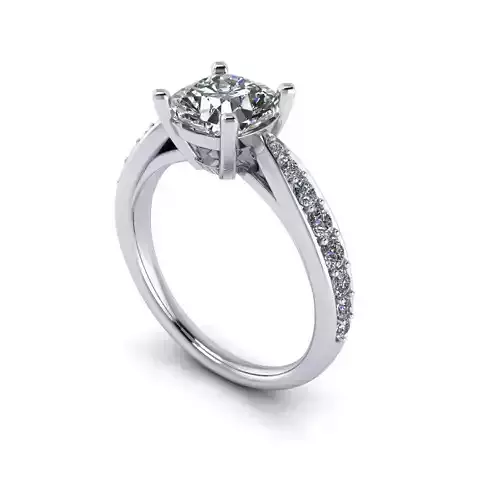 Solitaire Women Diamond Wedding Ring R73