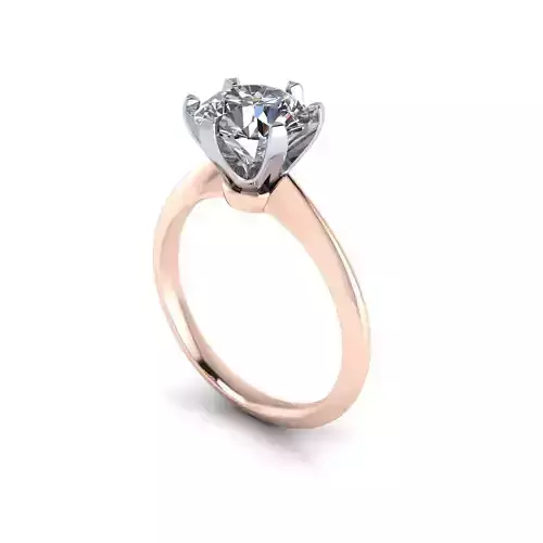 Solitaire Diamond Engagement Ring R59