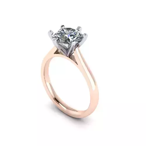 Solitaire Women Diamond Ring R57