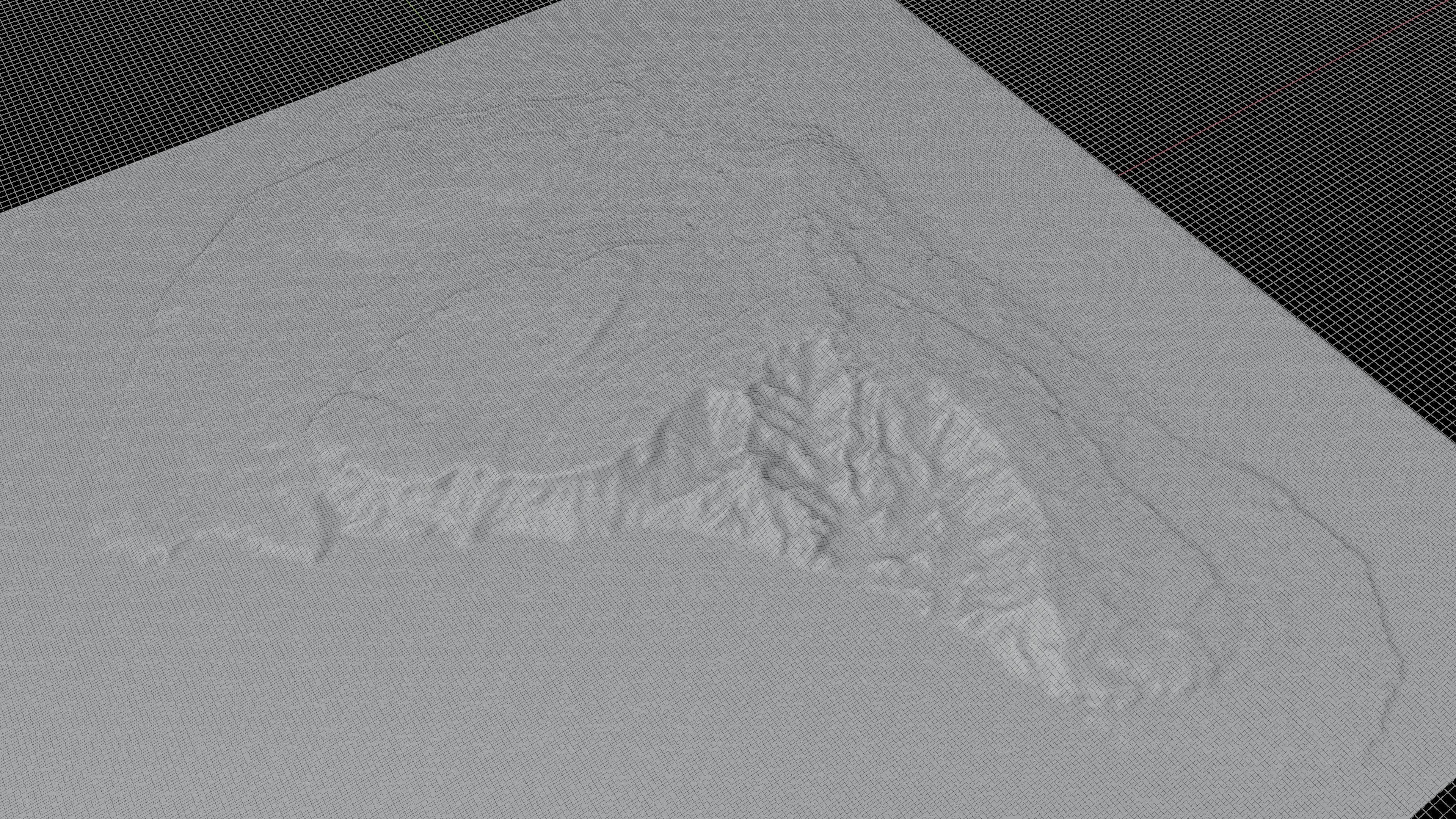 barbados full Island 3d model terrain Low-poly 3D model_12