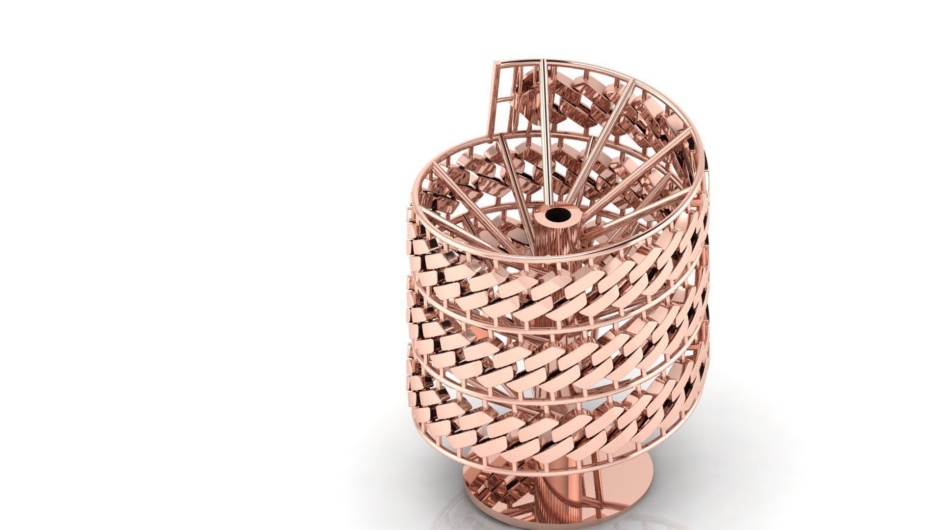 12 MM New MIAMI CUBAN LINK PONG SET FOR BRACELET OR NECKLACE 3D print model_7