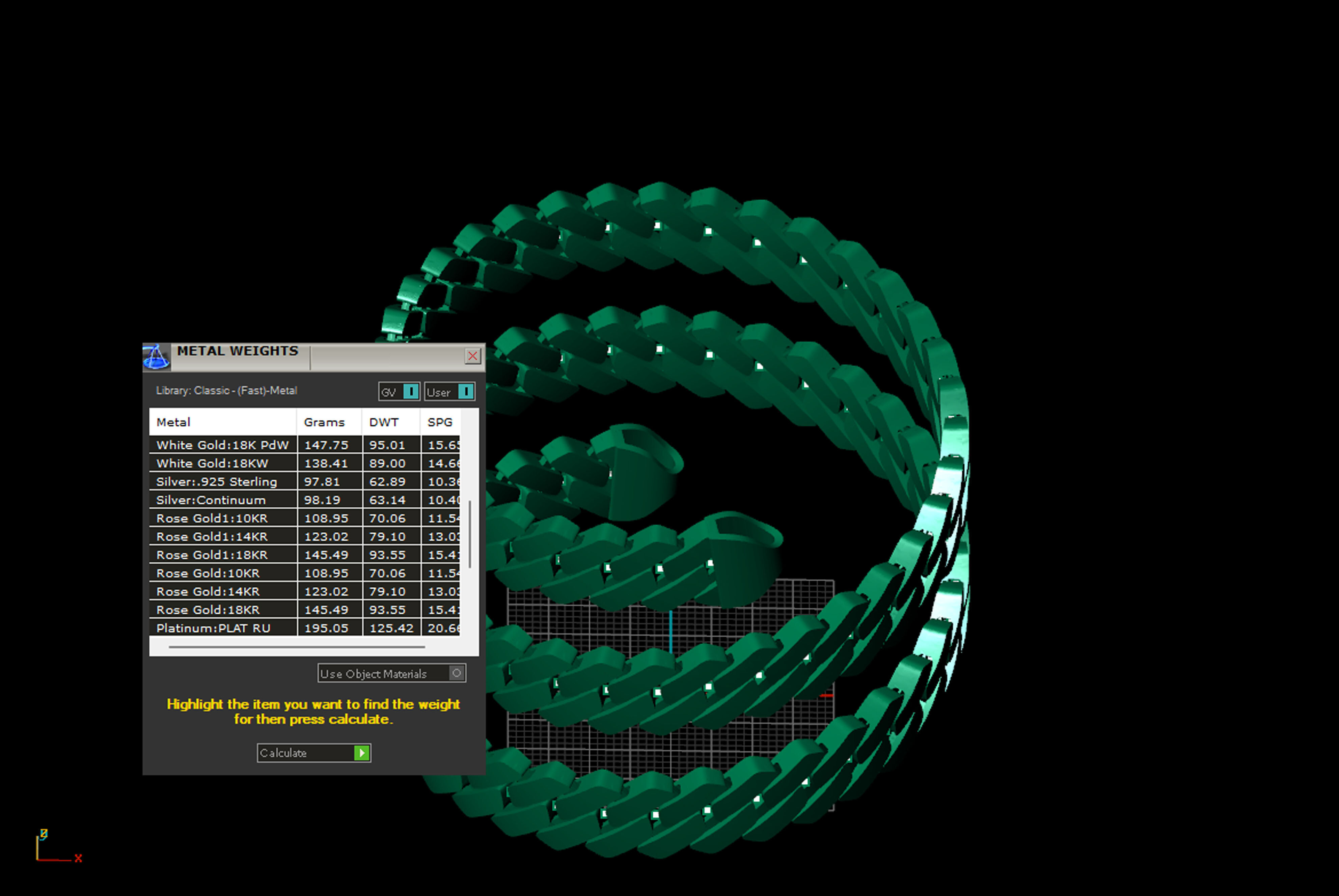 12 MM New MIAMI CUBAN LINK PONG SET FOR BRACELET OR NECKLACE 3D print model_11