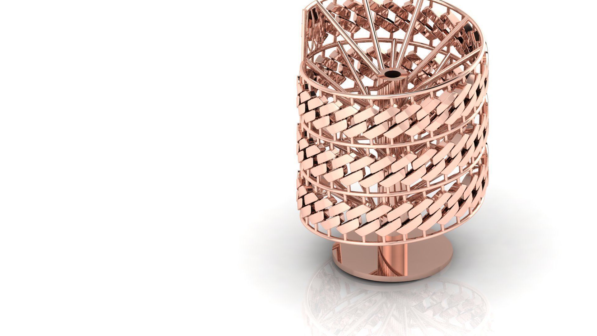 12 MM New MIAMI CUBAN LINK PONG SET FOR BRACELET OR NECKLACE 3D print model_2