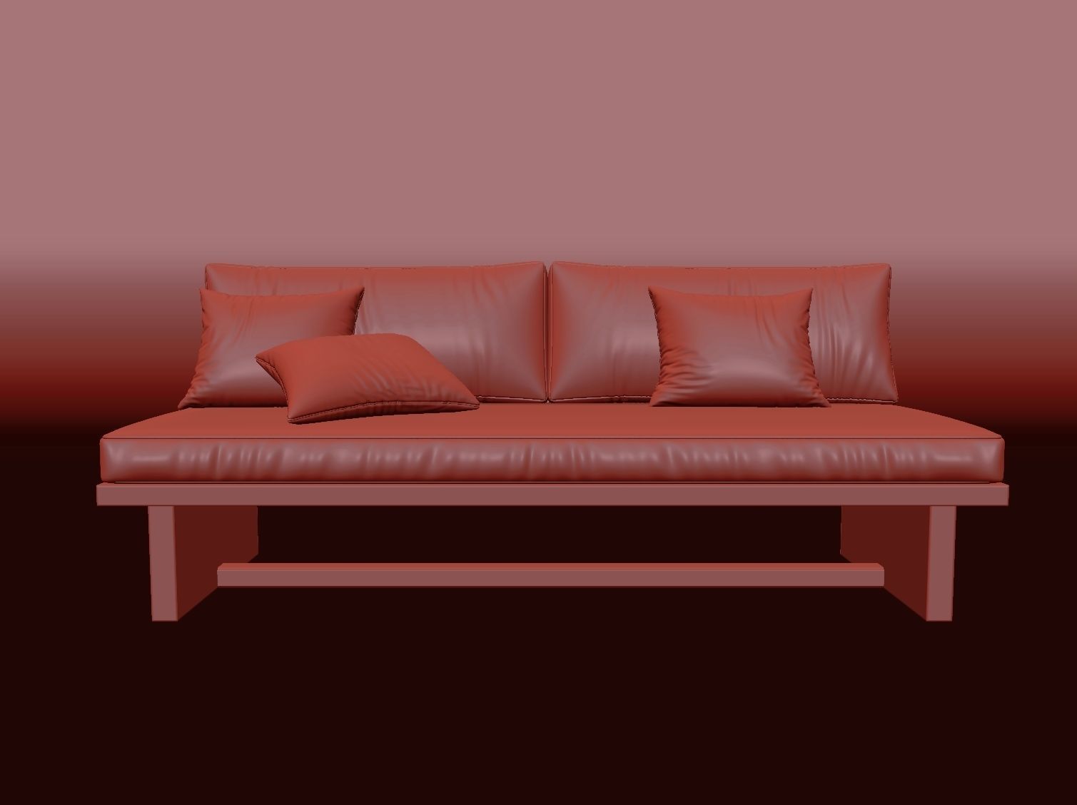 Sofa 3D model Free 3D model_9