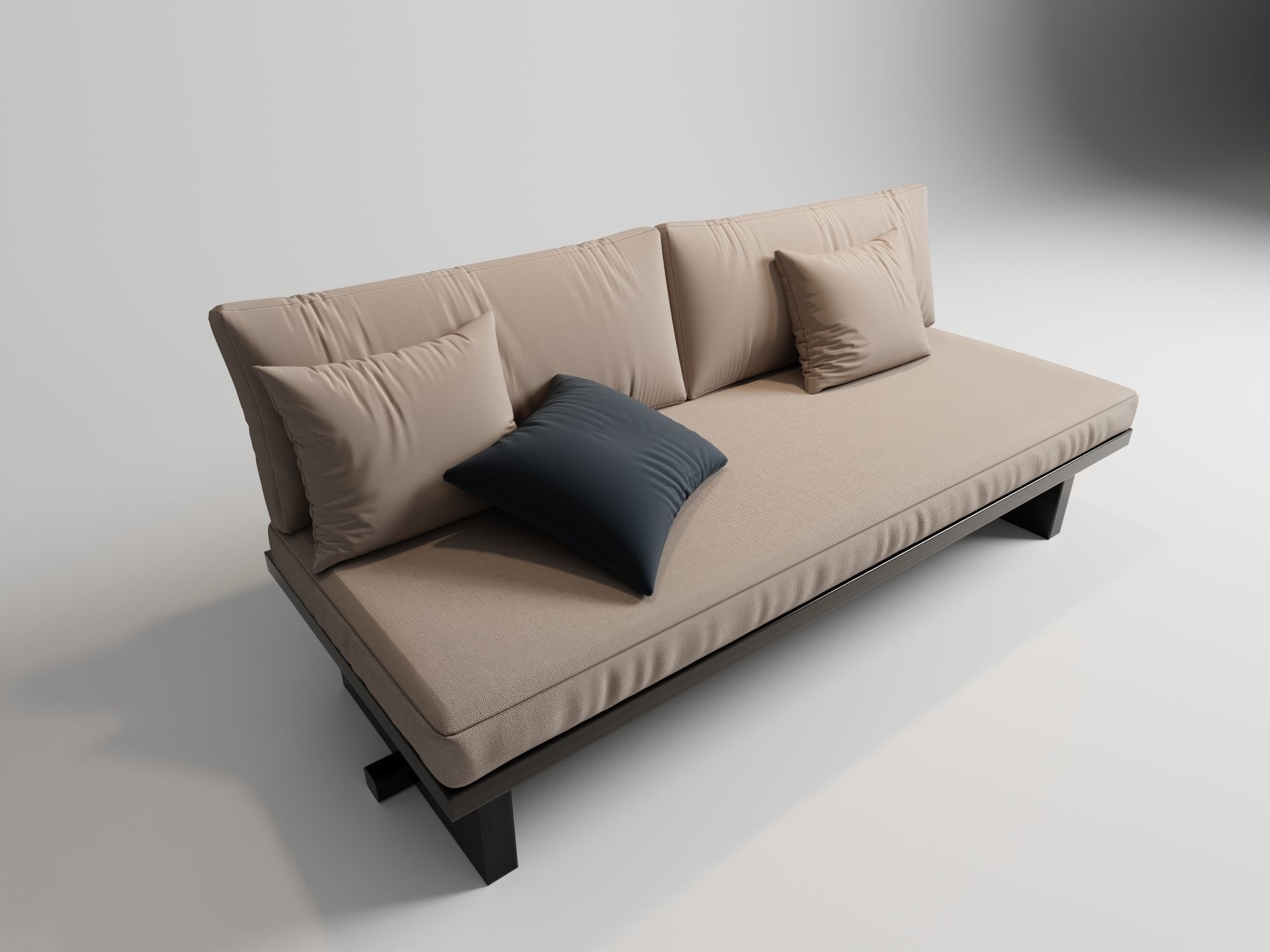 Sofa 3D model Free 3D model_3