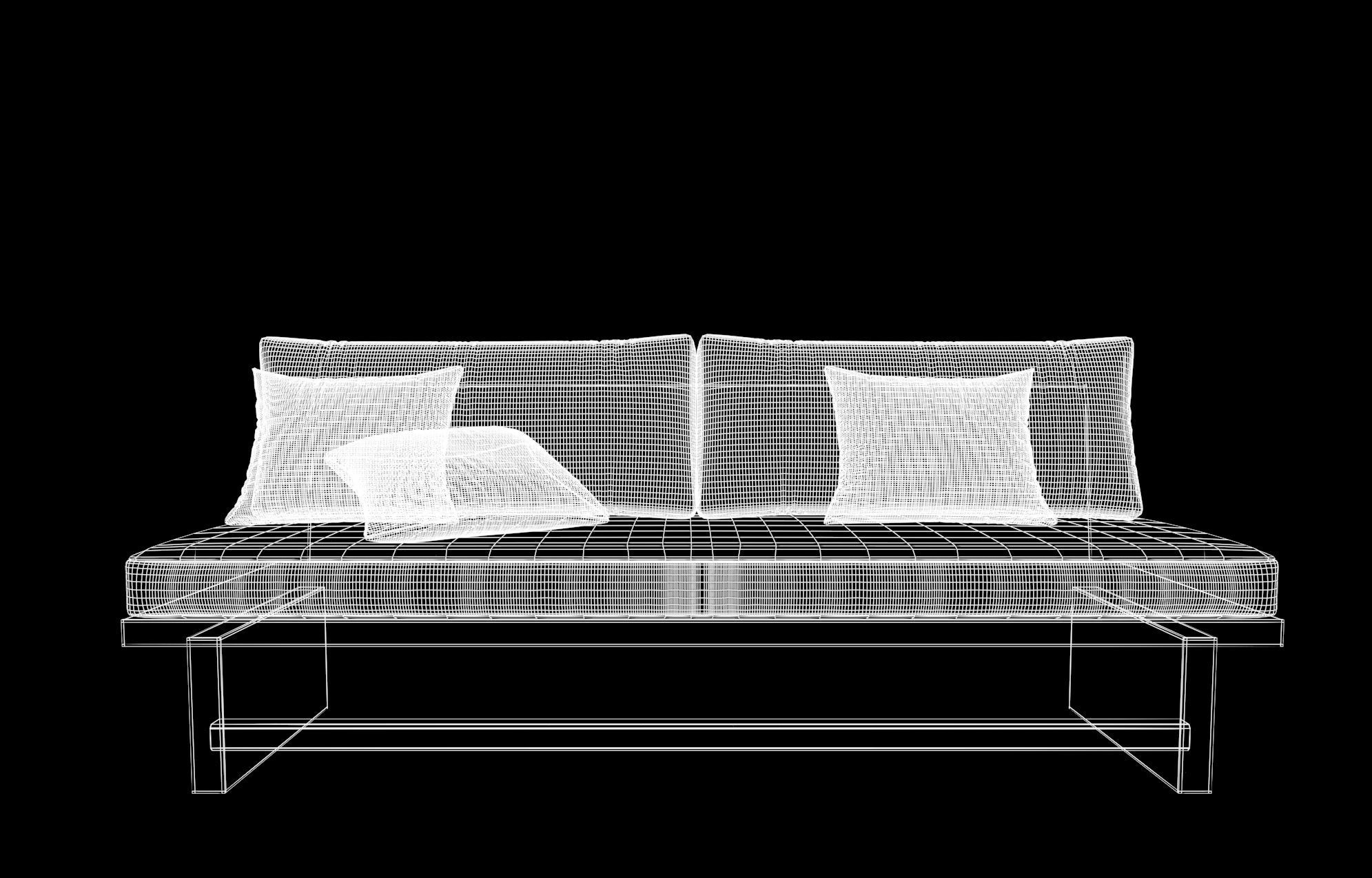Sofa 3D model Free 3D model_8