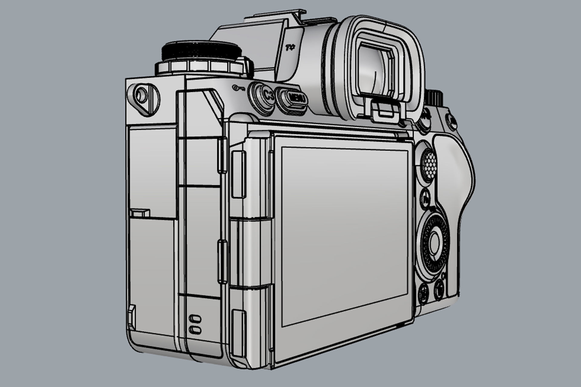 Sony Alpha 9 III Body Only 3D model_15