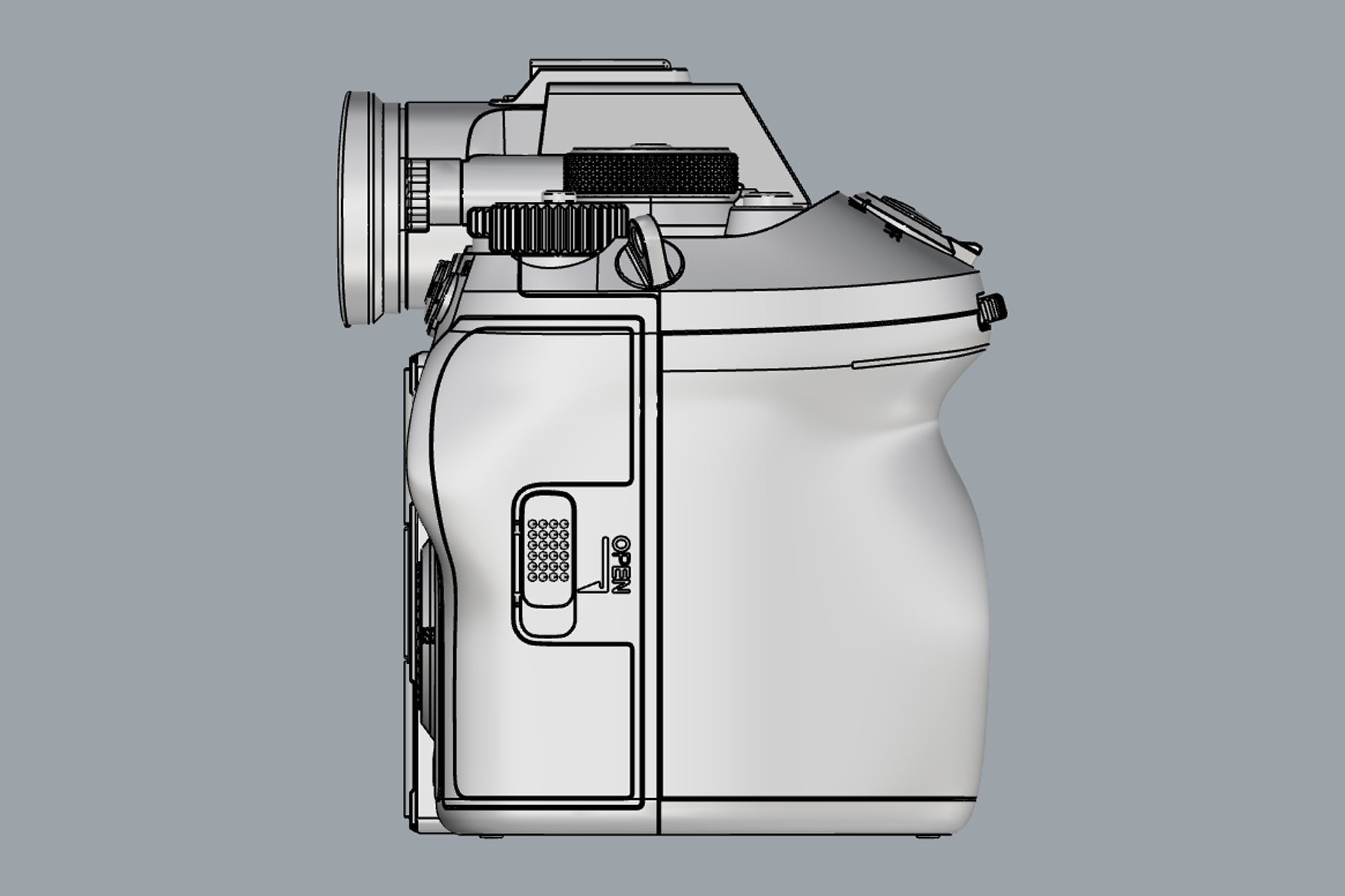 Sony Alpha 9 III Body Only 3D model_12