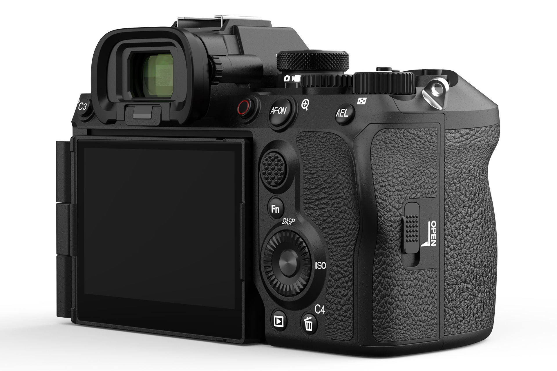 Sony Alpha 9 III with lens 3D model_3