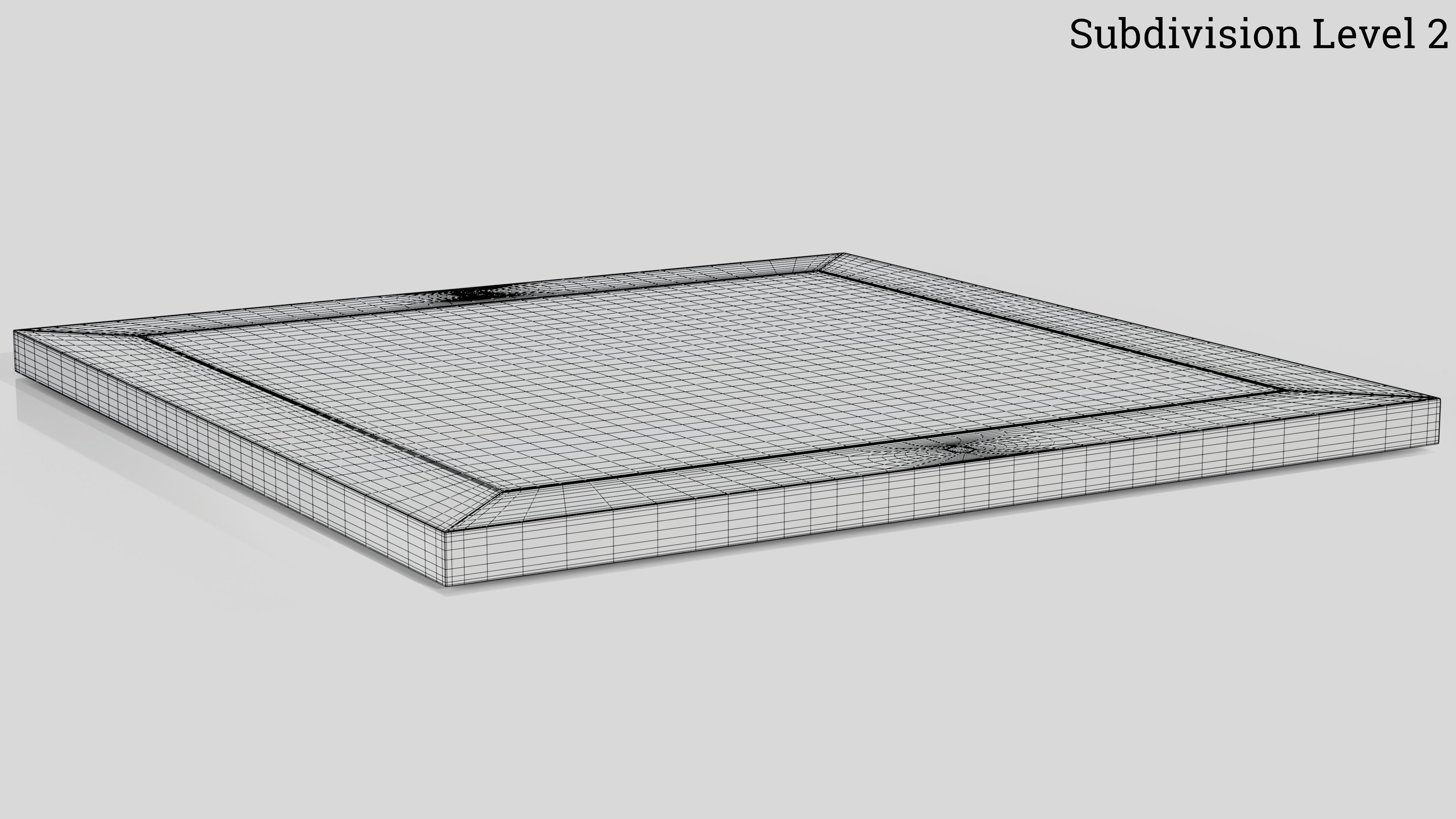 Wooden Chess Set 3D model_10