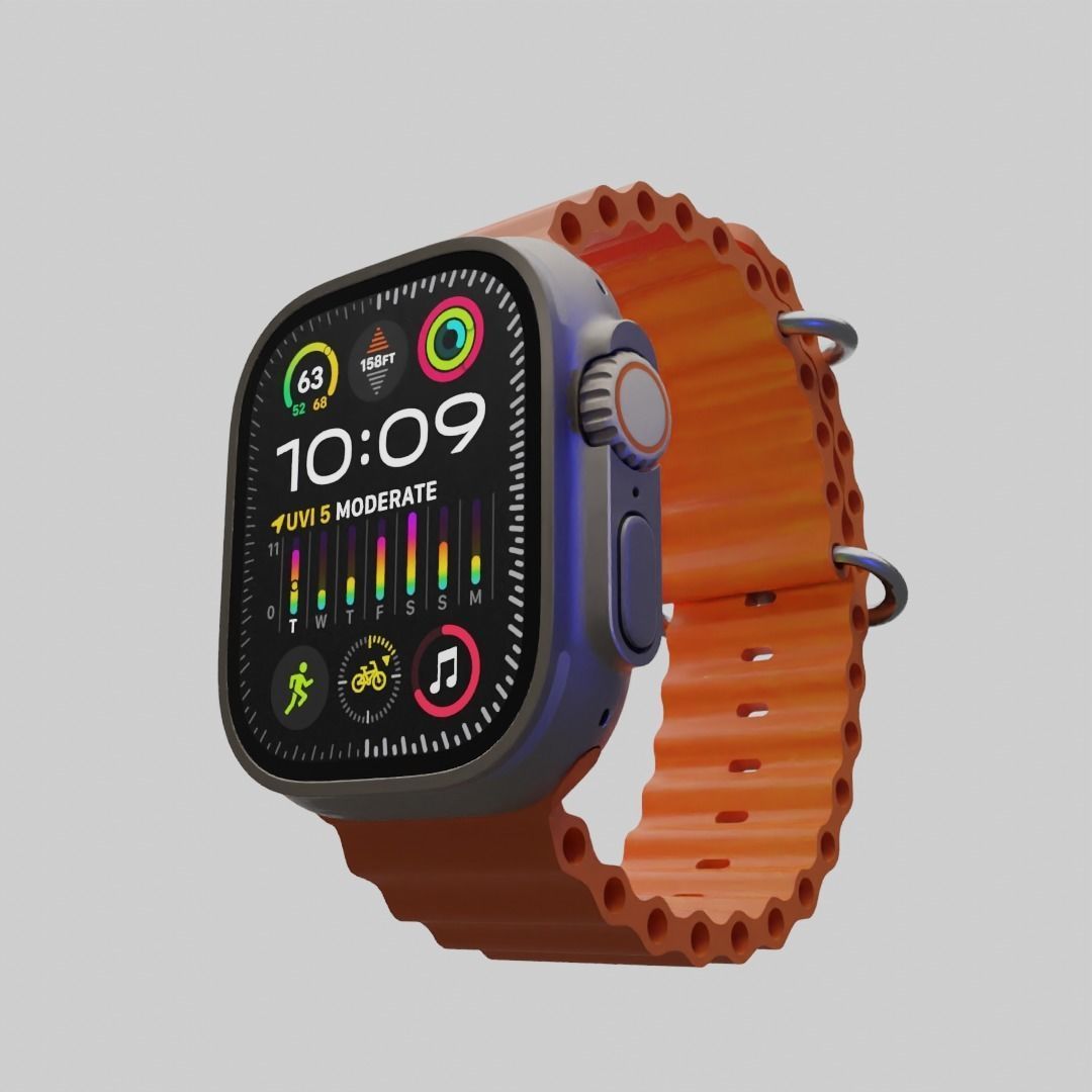 Apple Watch 8 Ultra 3D model_7