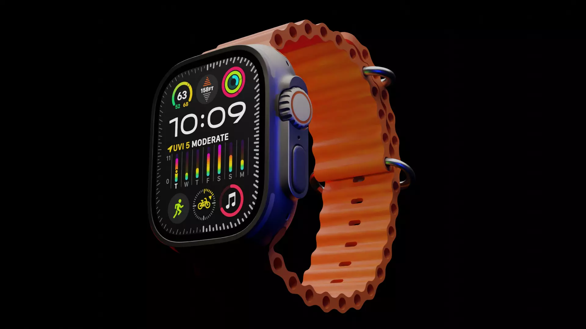 Apple Watch 8 Ultra 3D model_0