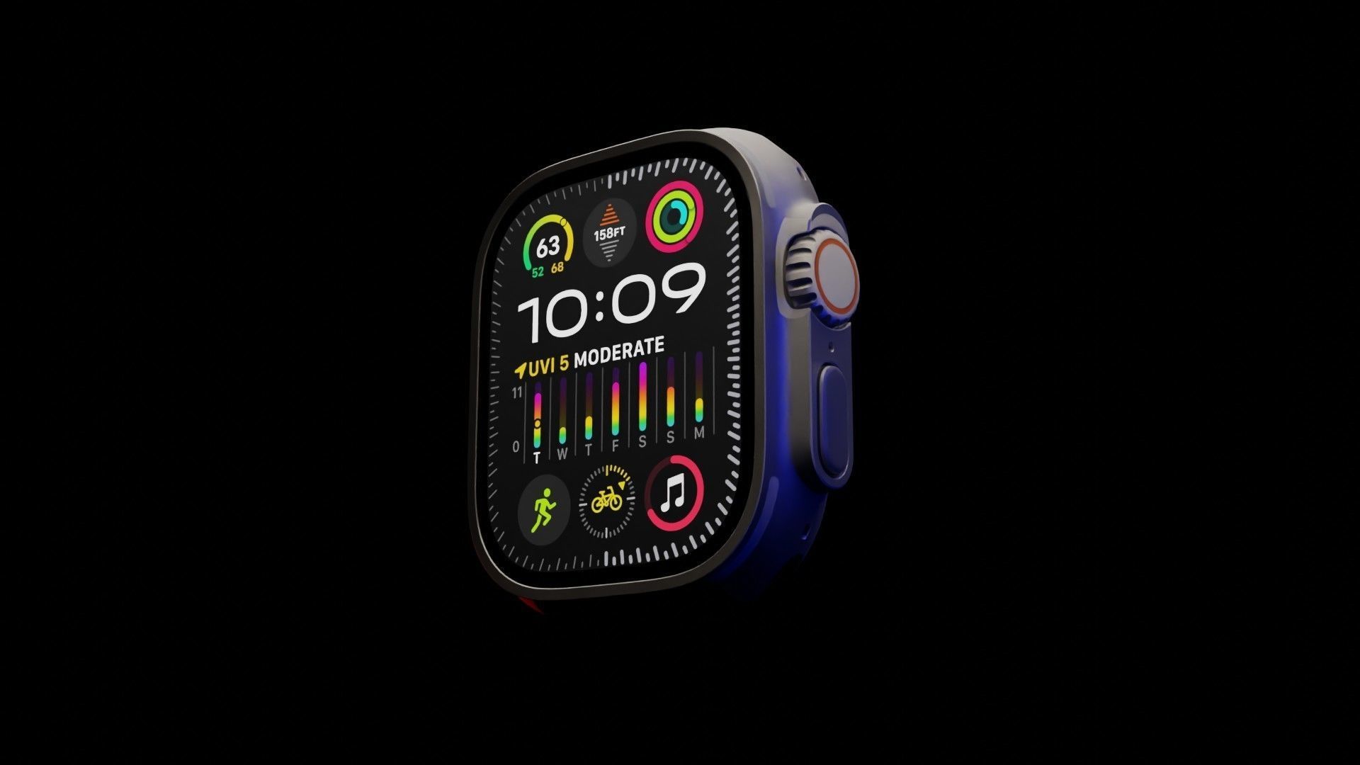 Apple Watch 8 Ultra 3D model_2