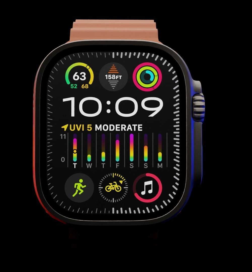 Apple Watch 8 Ultra 3D model_5