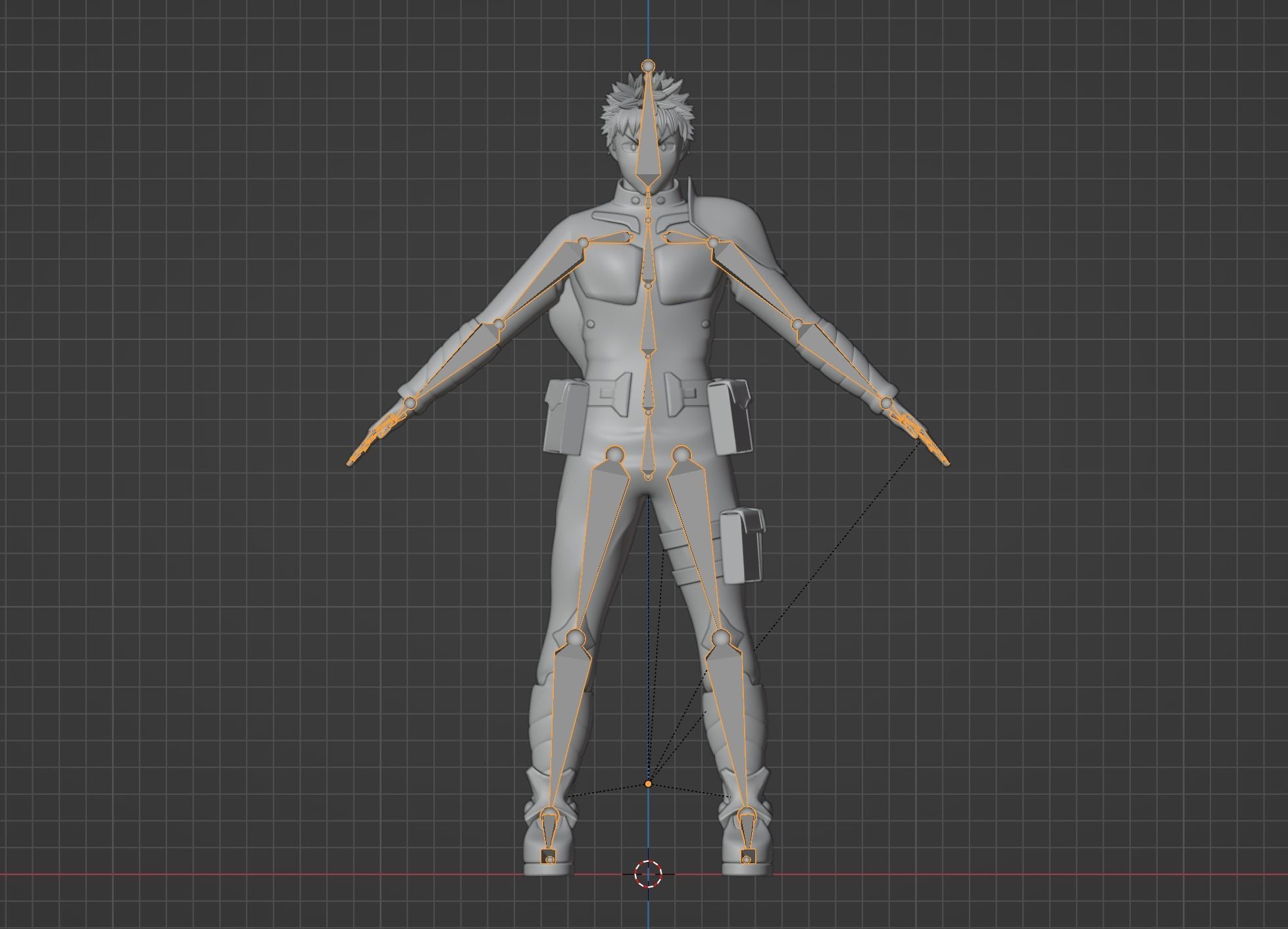 Kafka Hibino - Kaiju no8 3D model_15